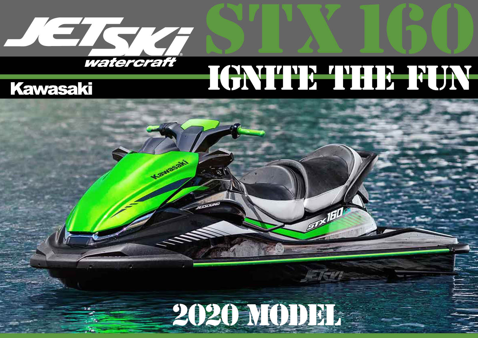 カワサキ ジェットスキー2020年モデル「STX 160」速報【動画付き】　(1/2)（水上バイク）